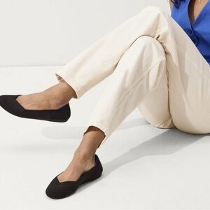 Rothy’s The Flat Ballet Slip-On Shoes Solid Black